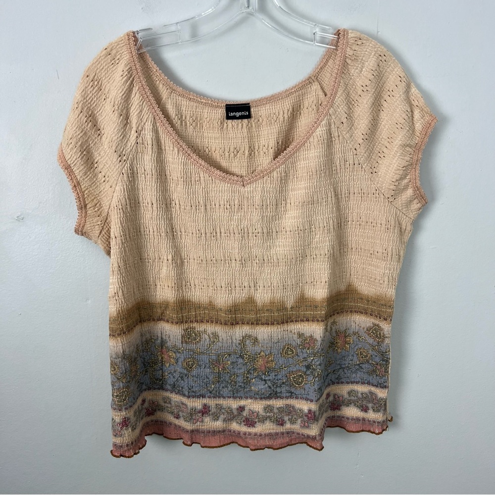 Y2K Tangents Multicolor Knit Top